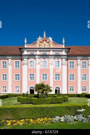 Neues Schloss Meersburg am Bodensee, Bodensee District, Oberschwaben, Swabia, Baden-Württemberg, Deutschland Stockfoto