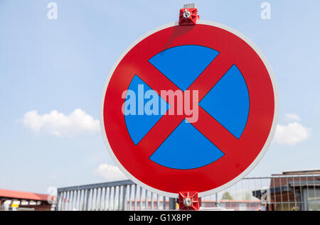 Deutsche stoppen Einschränkung Zeichen Stockfoto