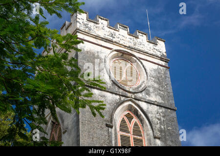 Turm von Saint Johns Pfarrkirche, Barbados, West Indies Stockfoto