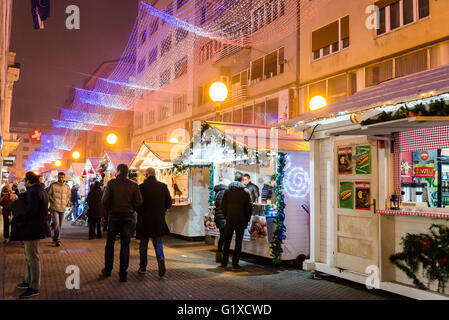 Weihnachtsmarkt, Advent in Zagreb, Kroatien Stockfoto