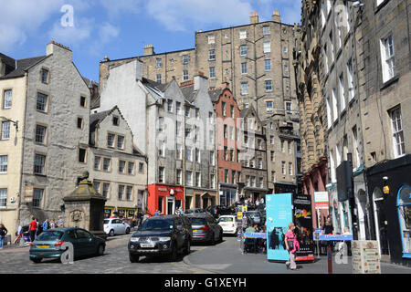 Victoria St, Edinburgh Stockfoto
