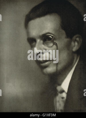 Aldous Huxley 1926 von Pirie MacDonald Stockfoto