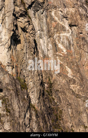 Die ST Olav Schlange, Mt Sylte, Valldal, Sunnmøre, Norwegen Stockfoto