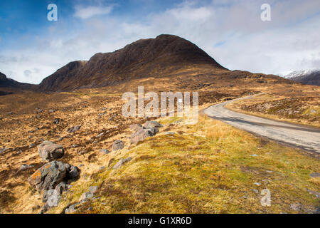 Bealach Na Bà (Pass der Rinder) auf der Applecross Halbinsel, Wester Ross Schottland UK Stockfoto