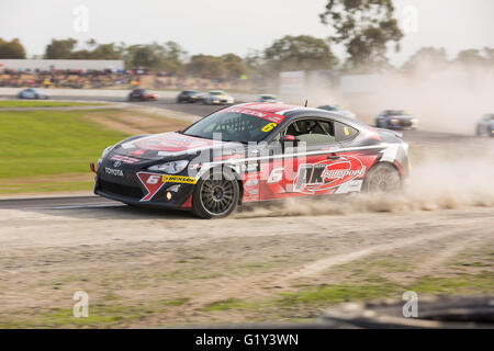 MELBOURNE, WINTON/Australien, 20. Mai 2016: Toyota 86 Racing Series feuert für debütiert Winton. Bildnachweis: David Hewison/Alamy Live-Nachrichten Stockfoto