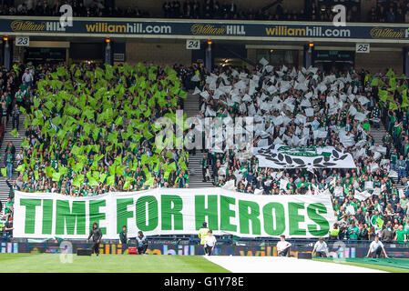 Hamden Park, Glasgow, Schottland. 21. Mai 2016. Schottische Pokalfinale. Rangers gegen Hibernian Edinburgh. Bildnachweis: Aktion Plus Sport/Alamy Live-Nachrichten Stockfoto