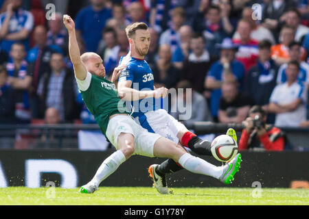 Hamden Park, Glasgow, Schottland. 21. Mai 2016. Schottische Pokalfinale. Rangers gegen Hibernian Edinburgh. Bildnachweis: Aktion Plus Sport/Alamy Live-Nachrichten Stockfoto