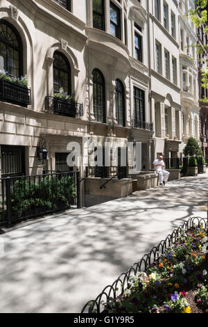 Carnegie Hill Historic District, New York City, USA Stockfoto