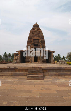 Galaganatha Tempel, Pattadakal Tempel-Komplex, Pattadakal, Karnataka, Indien Stockfoto