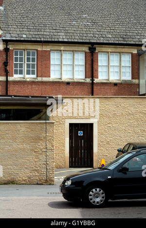 Richard III bleibt Parkplatz, Leicester, UK Stockfoto
