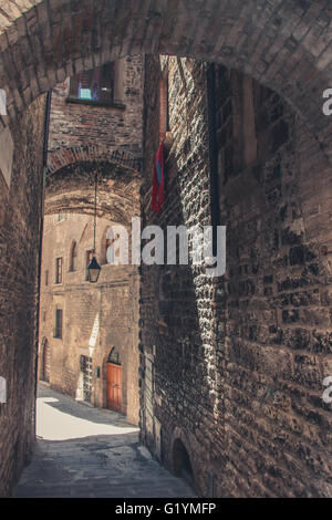 Alte Straße in der Altstadt Stockfoto