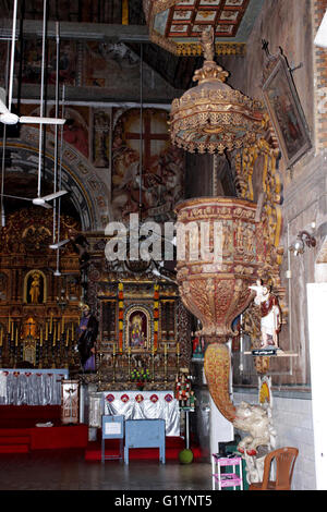 St.-Antonius Kirche am Ollur in Kerala Stockfoto