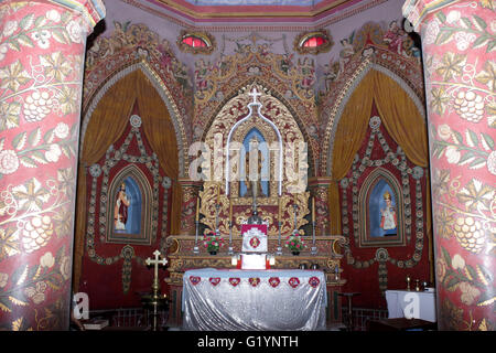 St.-Antonius Kirche am Ollur in Kerala Stockfoto