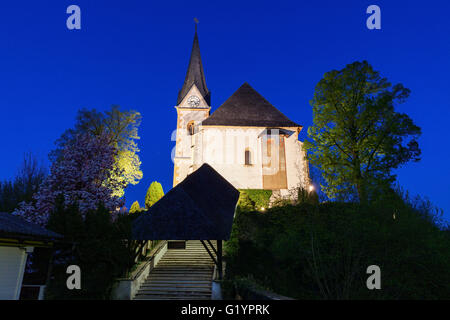 Heilige Primus und Felician-Kirche in Maria Wörth. Maria Wörth, Kärnten, Österreich. Stockfoto