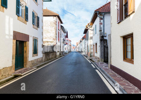 Pilgerreise Jakobsweg von St. Jean Pied de Port, Frankreich nach Burgos Spanien. Stockfoto