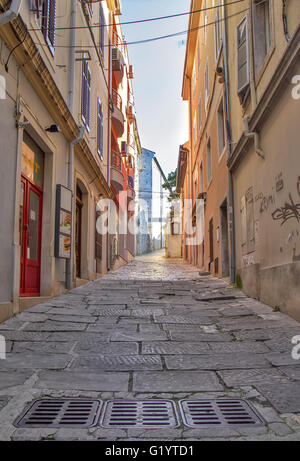 Straße in Pula, Kroatien Stockfoto