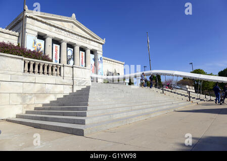 Das Shedd Aquarium in Chicago ist eines der vielen Top-Attraktionen in der Stadt und ist oft an einem Nachmittag am Wochenende überfüllt. Stockfoto