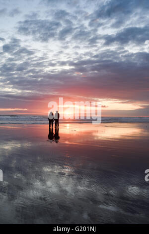 Woolacombe Beach in der englischen Grafschaft North Devon, UK. Stockfoto