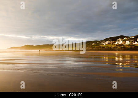 Woolacombe Beach in der englischen Grafschaft North Devon, UK. Stockfoto