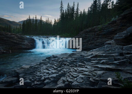 Sheep River Falls Stockfoto