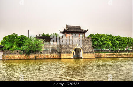 Pingmen Wassertor in Suzhou Stockfoto