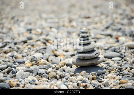 Ausgewogene Steinen Stockfoto