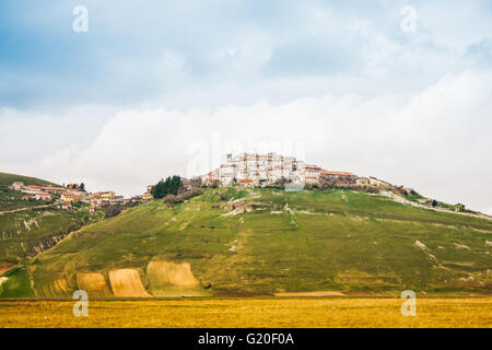 Castelluccio di Norcia Stockfoto