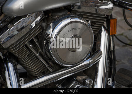 Harley Davidson Fat Boy 80 Kubikzoll Stockfoto