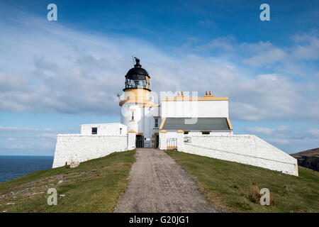 Stoner Head Leuchtturm, Sutherland Schottland, Vereinigtes Königreich Stockfoto