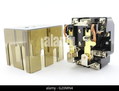 Leistungsrelais Stockfoto