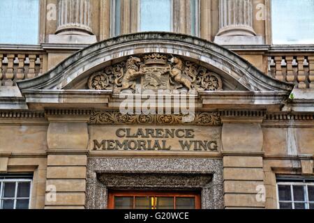 St Marys Hospital in London, Vorderansicht des Clarence Denkmal Flügels.  Str. Marys Krankenhaus ist die große Akutkrankenhaus. Stockfoto