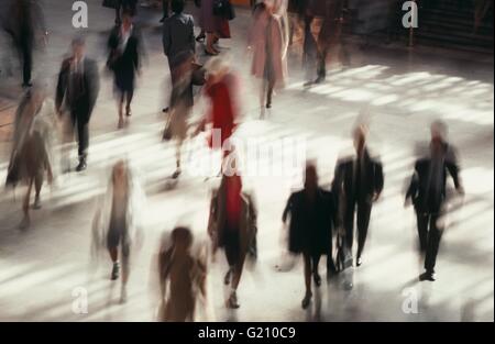 USA - New York City. Zug-Pendler am Grand Central Station Stockfoto