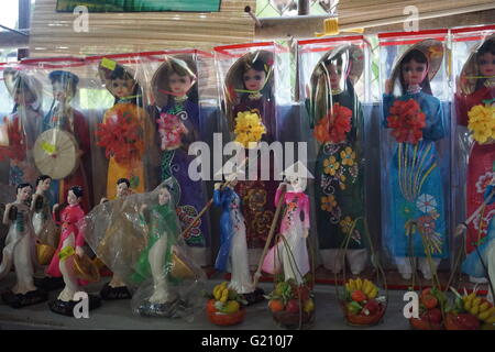 Vietnamesische Puppen auf dem display Stockfoto