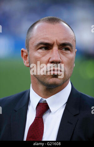 Rom, Italien. 21. Mai 2016. Cristian Brocchi während der Coppa Italia Finale Fußball match zwischen Juventus Turin und AC Mailand im Olympiastadion. Juventus gewann 1-0. © Ciro De Luca/Pacific Press/Alamy Live-Nachrichten Stockfoto