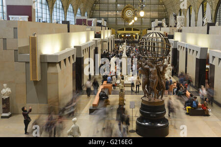 Paris, Frankreich. 21. Mai 2016. Menschen besuchen das Musée d ' Orsay als Teil der Europäischen Nacht der Museen in Paris, Frankreich, 21. Mai 2016. © Li Genxing/Xinhua/Alamy Live-Nachrichten Stockfoto