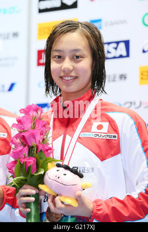 Runa Imai, 20. Mai 2016 - Schwimmen: Japan Open 2016 Frauen 100 m Brustschwimmen Preisverleihung Tatsumi International Swimming Center in Tokio, Japan. (Foto von Yohei Osada/AFLO SPORT) Stockfoto