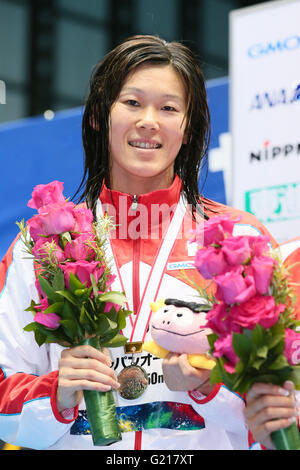 Kanako Watanabe, 20. Mai 2016 - Schwimmen: Japan Open 2016 Frauen 100 m Brustschwimmen Preisverleihung Tatsumi International Swimming Center in Tokio, Japan. (Foto von Yohei Osada/AFLO SPORT) Stockfoto