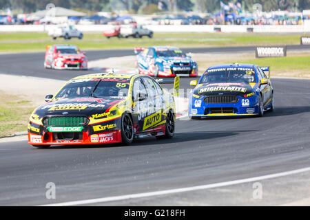 Melbourne, Australien. 22. Mai 2016.  Rennen Sie 11 der Vigin Australien Supercars Meisterschaft in Winton Raceway. Bildnachweis: David Hewison/Alamy Live-Nachrichten Stockfoto