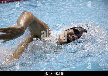 Tatsumi internationale Schwimmbad, Tokio, Japan. 20. Mai 2016. Yuki Kobori, 20. Mai 2016 - Schwimmen: Japan Open 2016 Herren 200 m Freestyle-Finale am internationalen Pool Tatsumi, Tokio, Japan. © AFLO SPORT/Alamy Live-Nachrichten Stockfoto