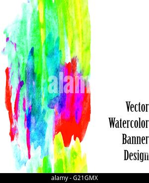Nahtlose Grunge-Aquarell Stock Vektor