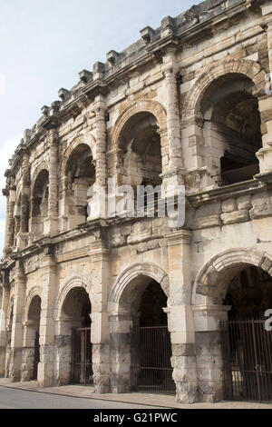 Römisches Amphitheater, Nimes, Frankreich, Europa Stockfoto