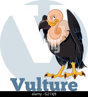 ABC-Cartoon-Vulture2 Stock Vektor
