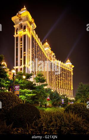 Ein Detail des Galaxy Macau in Macau am 23. November 2013. Stockfoto