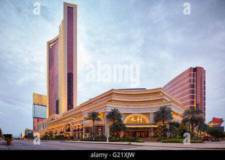 Das Wynn Macau Hotel und Resort Casino in Macau am 23. November 2013. Stockfoto