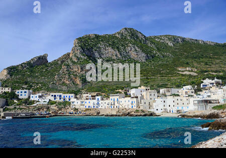 Levanzo, Ägadischen Insel, Sizilien, Italien, Mittelmeer, Europa Stockfoto