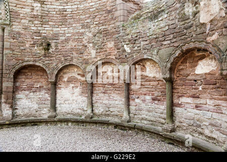 Ludlow Castle, Ludlow, Shropshire, England, Vereinigtes Königreich Stockfoto