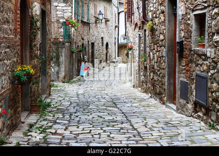 Montefioralle in Chianti Stockfoto