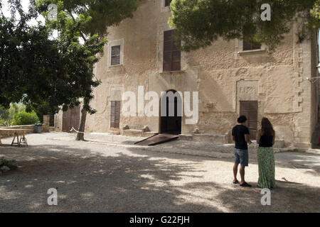 Fundació Pilar ich Joan Miró Mallorca, Hauseingang, Künstler, Kunst, Museum, Kunst, Joan Mirò, Palma De Mallorca, Spanien Stockfoto