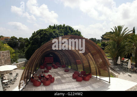 externe Garten Detail, Fondation Mirò in Palma De Mallorca, Spanien, am Meer, Tourismus, Urlaub, Sommer, Natur, entspannen Stockfoto