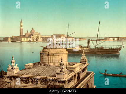 Hafen, Venedig, Italien, um 1900 Stockfoto